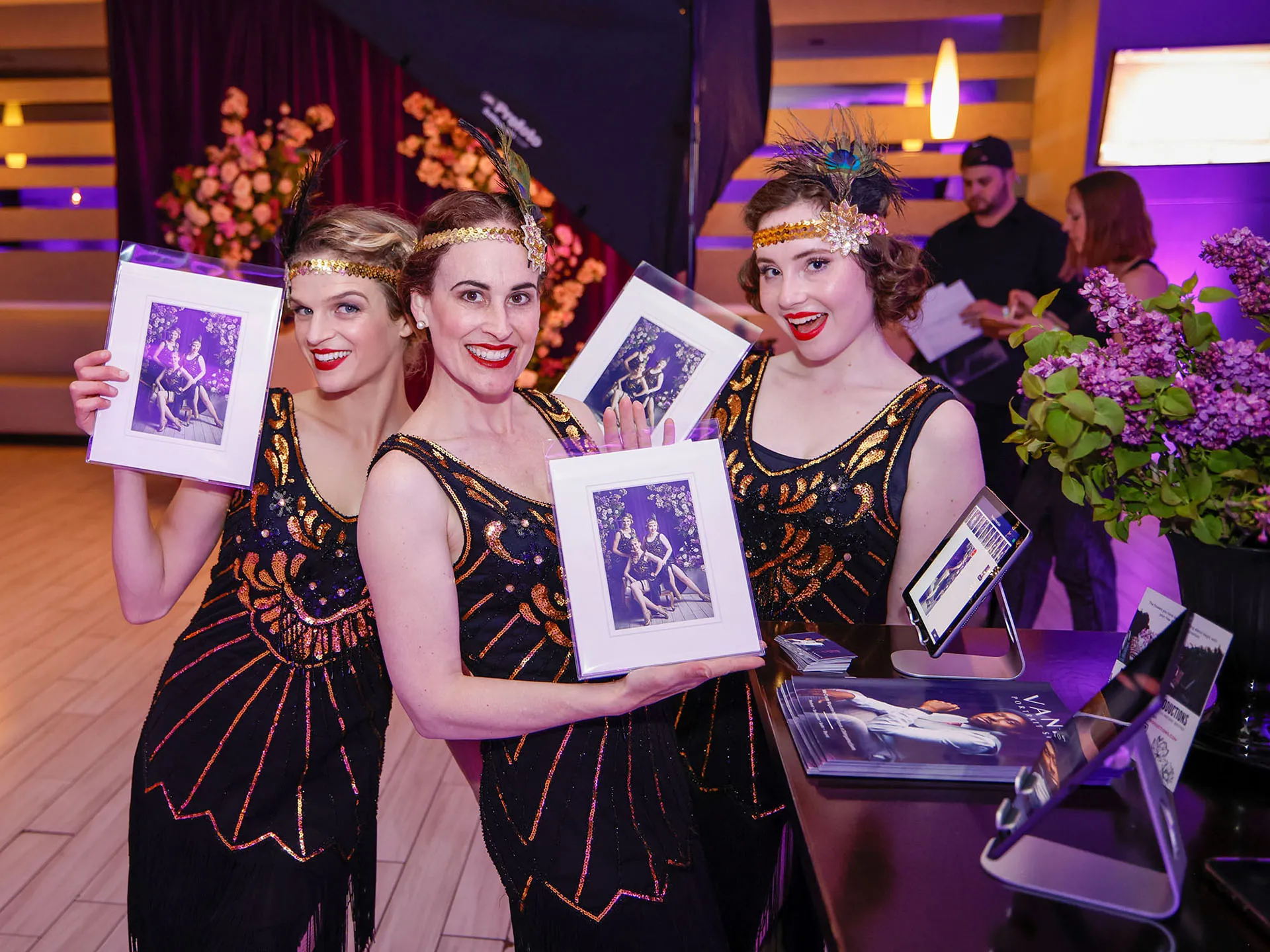 stunning portraits for every guest will ensure your event lives on long after everyone has left.